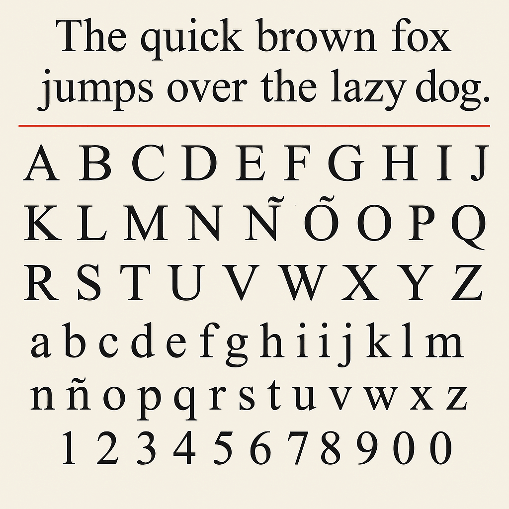 Times New Roman características